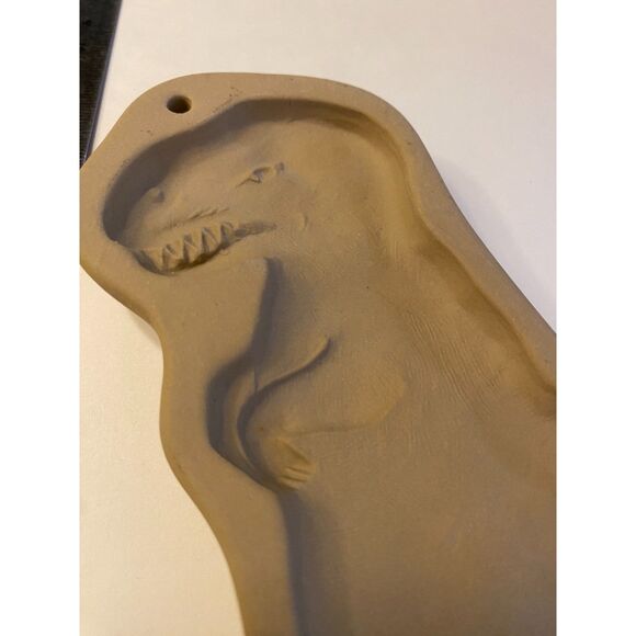 T-Rex Dinosaur Brown Bag Cookie Art 1985 - Picture 4 of 8